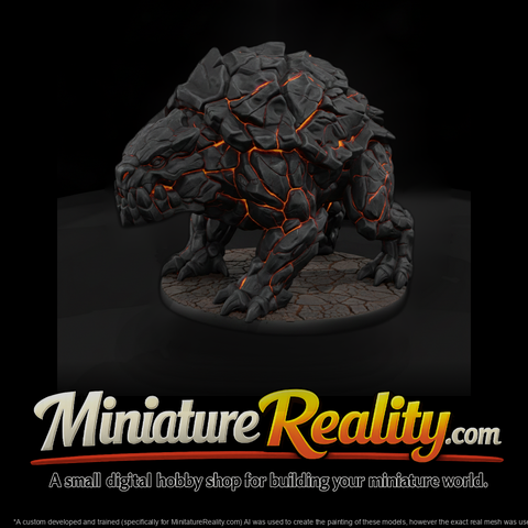 Creature Obsidian Flow Lava Beast