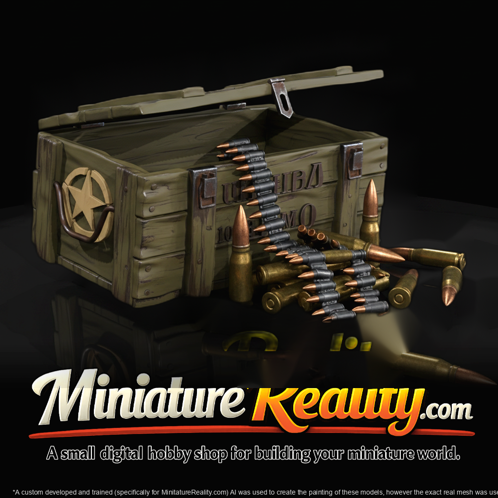 Wooden Munitions Crate (WWII-style)