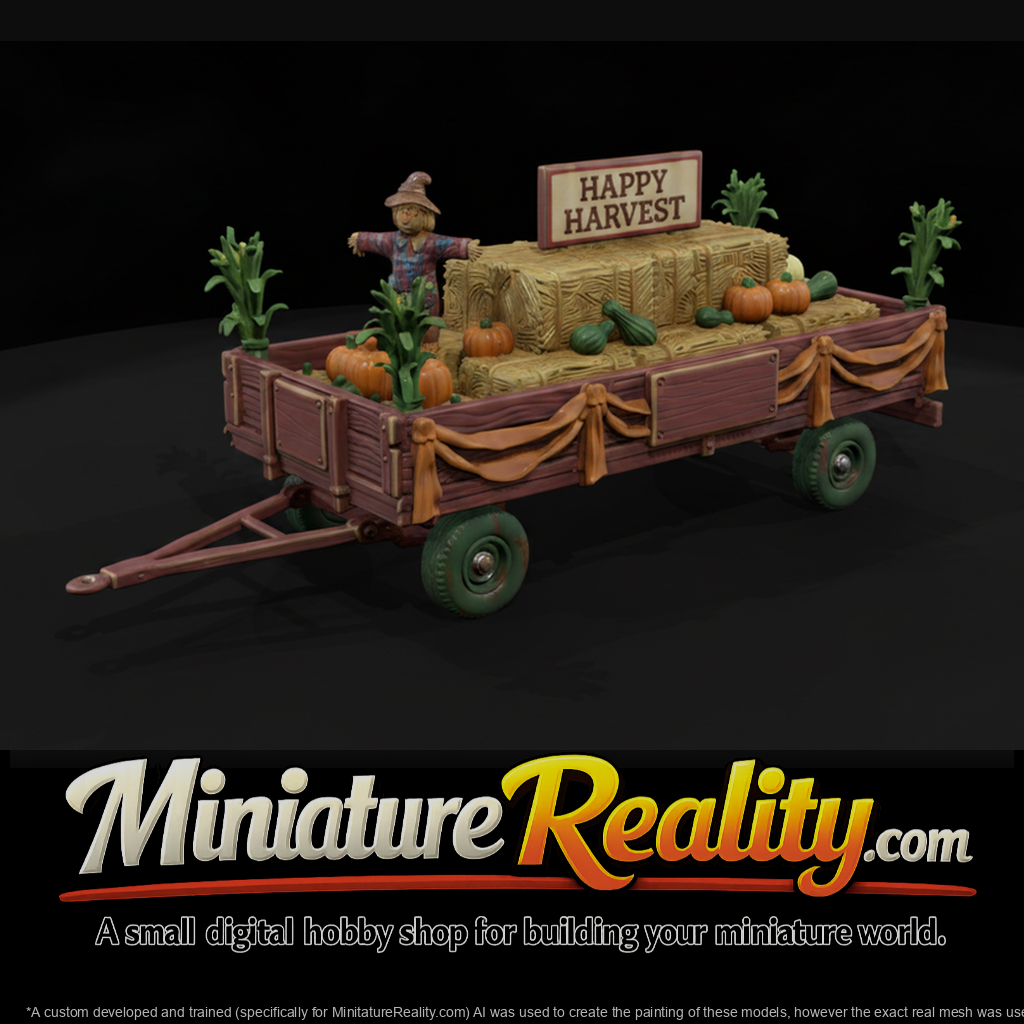 Happy Harvest Parade Float Wagon