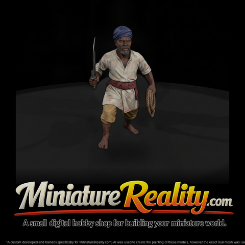 Hist 0231 Swahili Coast Sailor Miniature Figure