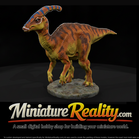 Parasaurolophus Crested Dinosaur