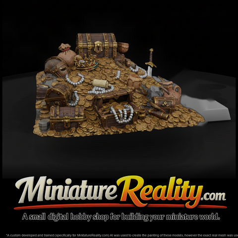 Pirate Treasure Hoard Pile