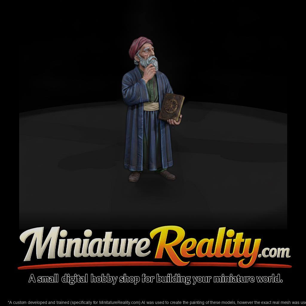 Hist 0075 Historical Omar Khayyam Miniature Figure