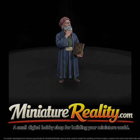 Hist 0075 Historical Omar Khayyam Miniature Figure