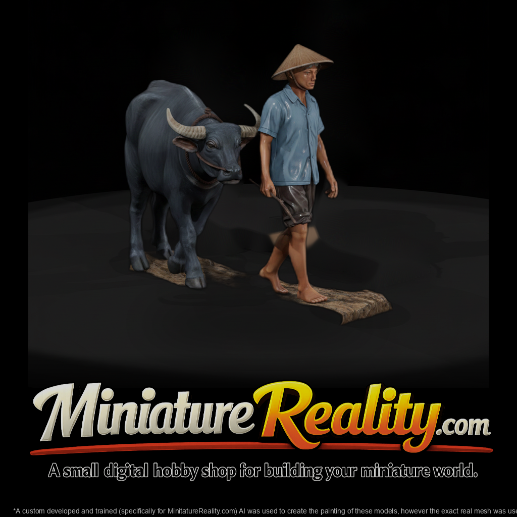 Vnh 083 Civilian Water Buffalo Herder Boy