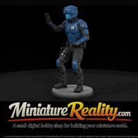 Armored City Officer Signalling Halt — thumbnail 1