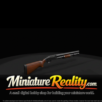 Mossberg 590 Mariner Shotgun miniature, three-quarter view — thumbnail 3