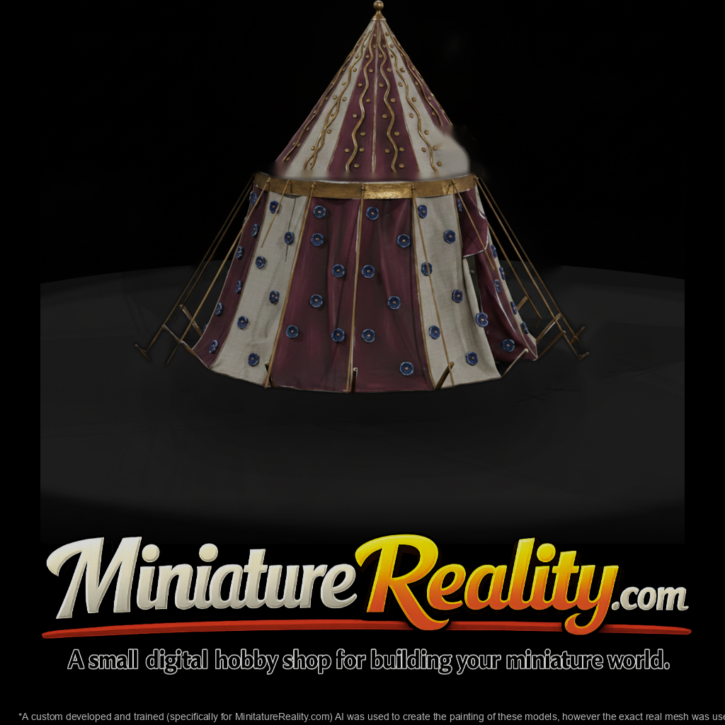 20260612 Striped Decorated Pointed Tent C48B56Dcaa