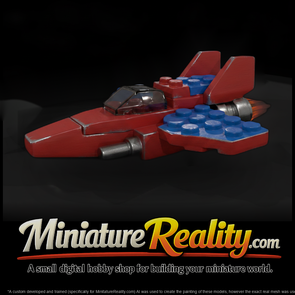 Mr Toyprops 100 001 005 Toy Brick Spaceship Shape