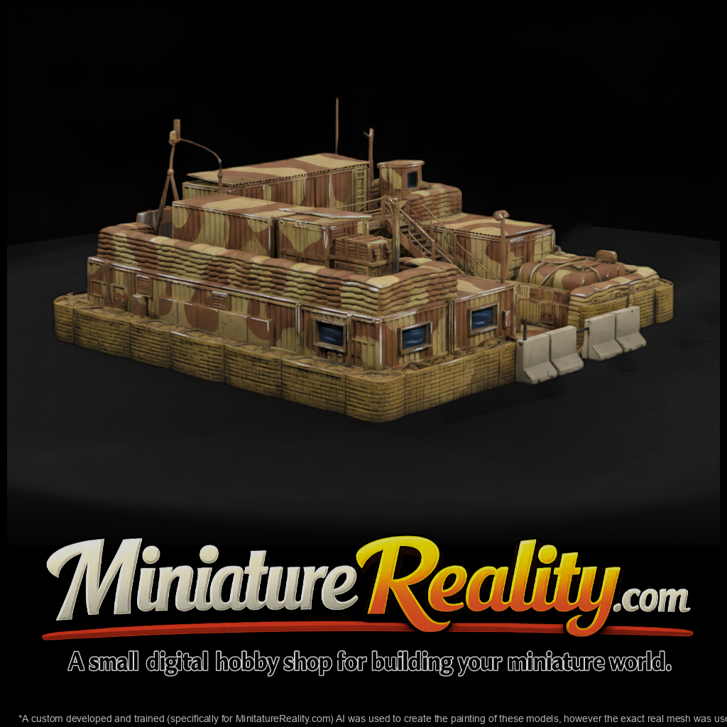 Mil 040 Modern Desert Forward Supply Depot