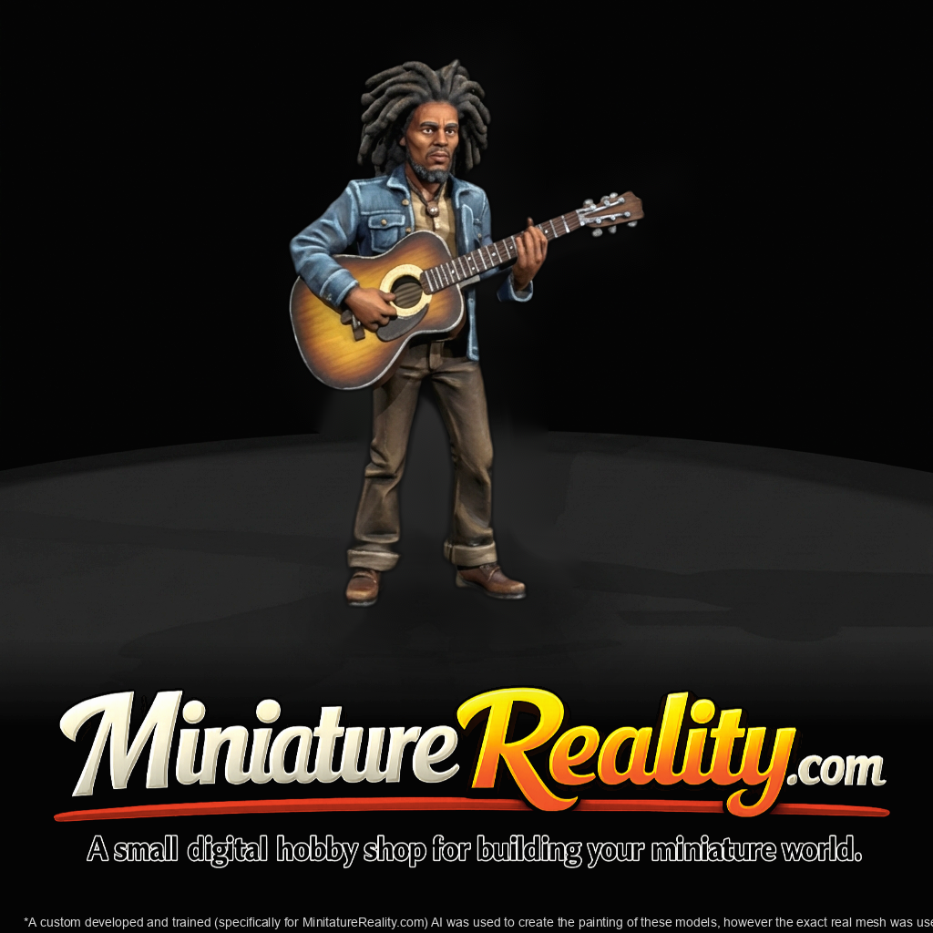 Street Musician with Guitar