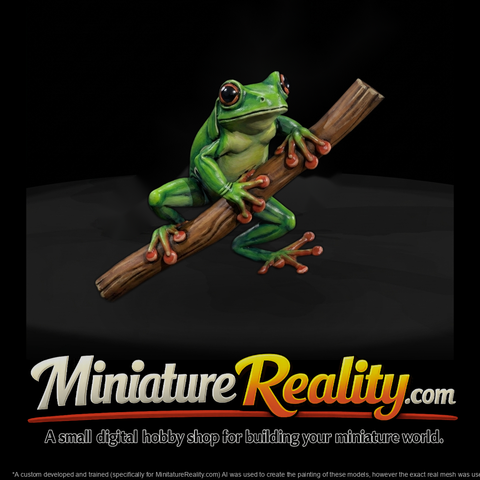 stylized-tree-frog-on-branch-sculpture-for-dioramas-830513