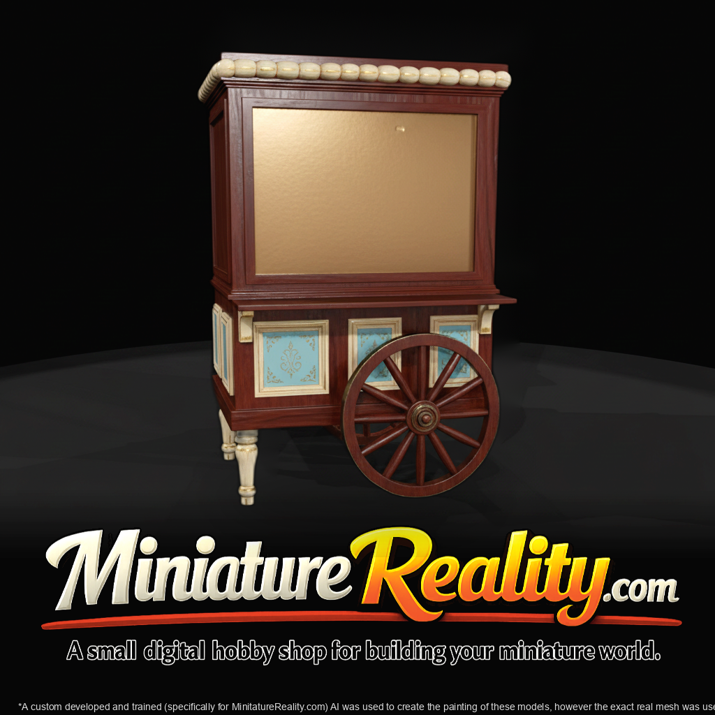 Vintage Popcorn Cart