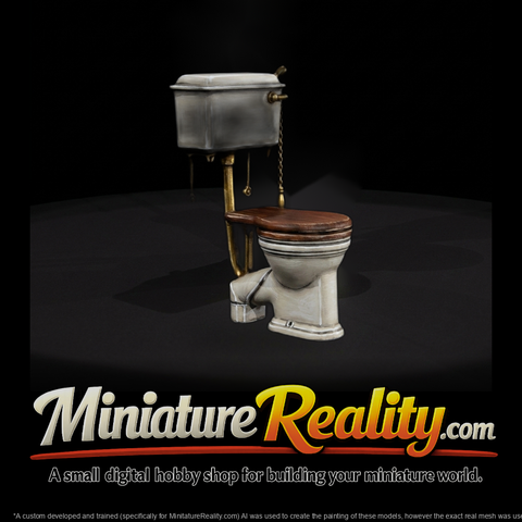 Classic High‑Tank Toilet