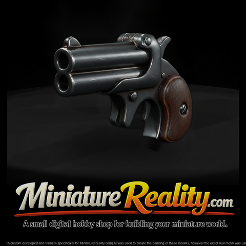 Double-Barrel Derringer Pistol