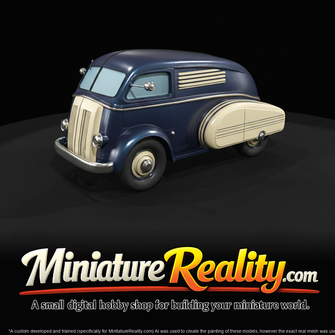1930s Art Deco Compact Delivery Van