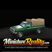 Military Pickup Truck miniature, three-quarter view — thumbnail 3