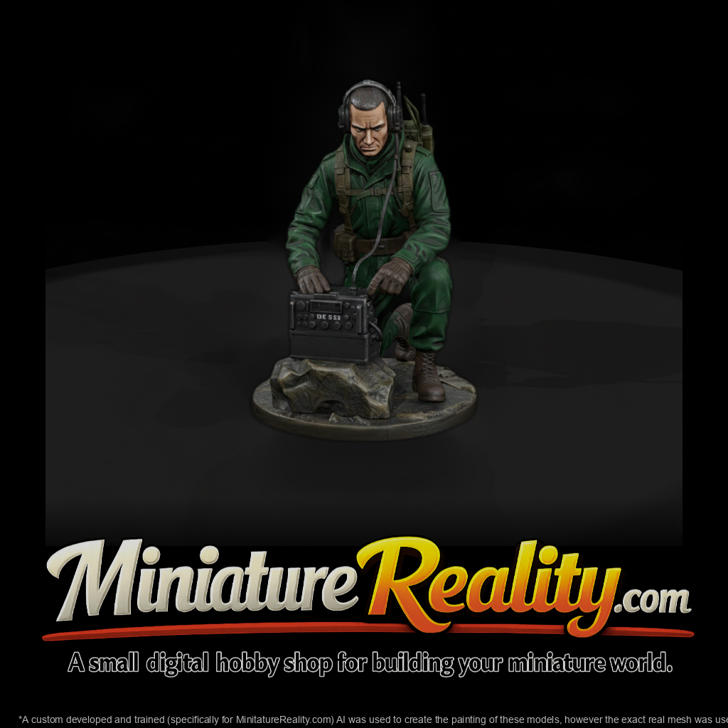 Poparc 0112 Bunker Radio Operator Alternate Pose