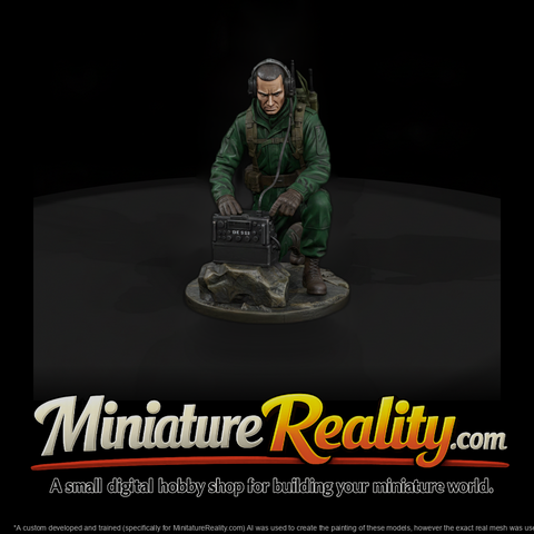 Poparc 0112 Bunker Radio Operator Alternate Pose