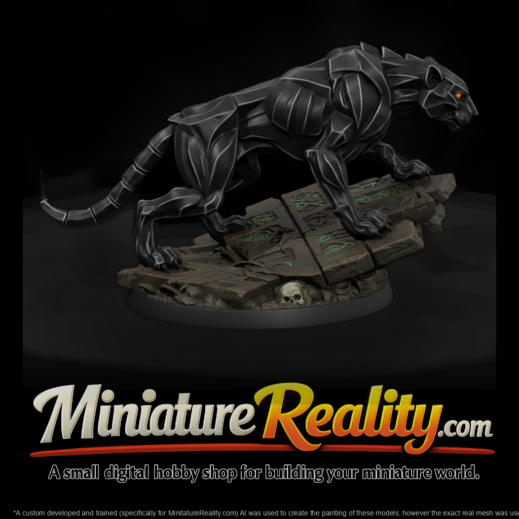 Obsidian Panther Prowling Creature