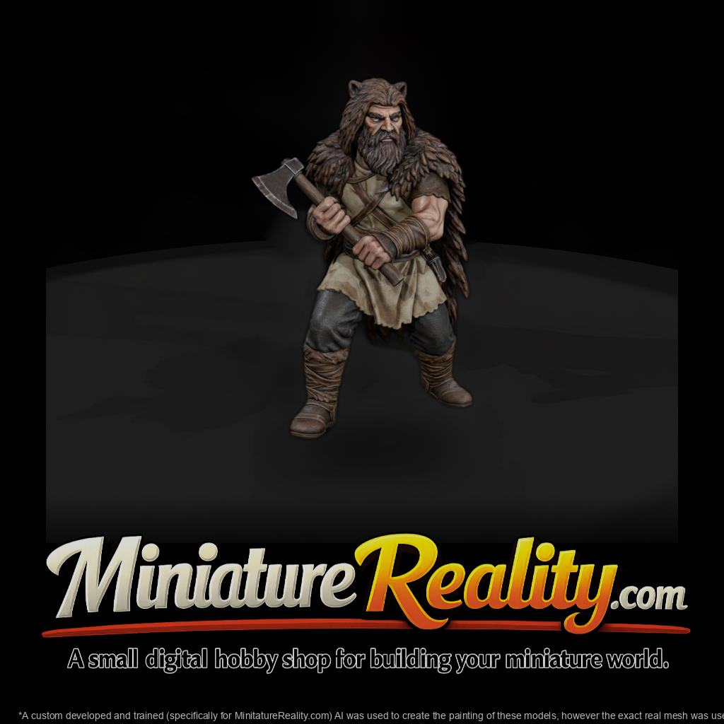 Myth 0336 Mythology Berserker Spirit Miniature Fig