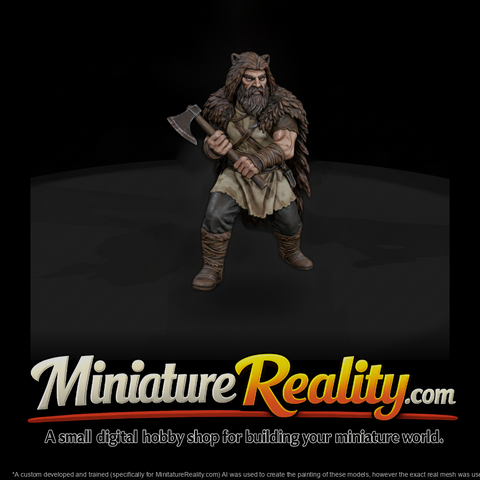 Myth 0336 Mythology Berserker Spirit Miniature Fig