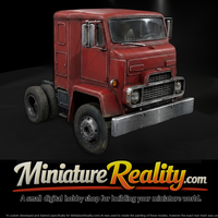 Vintage Cab-Over Semi Truck — thumbnail 1
