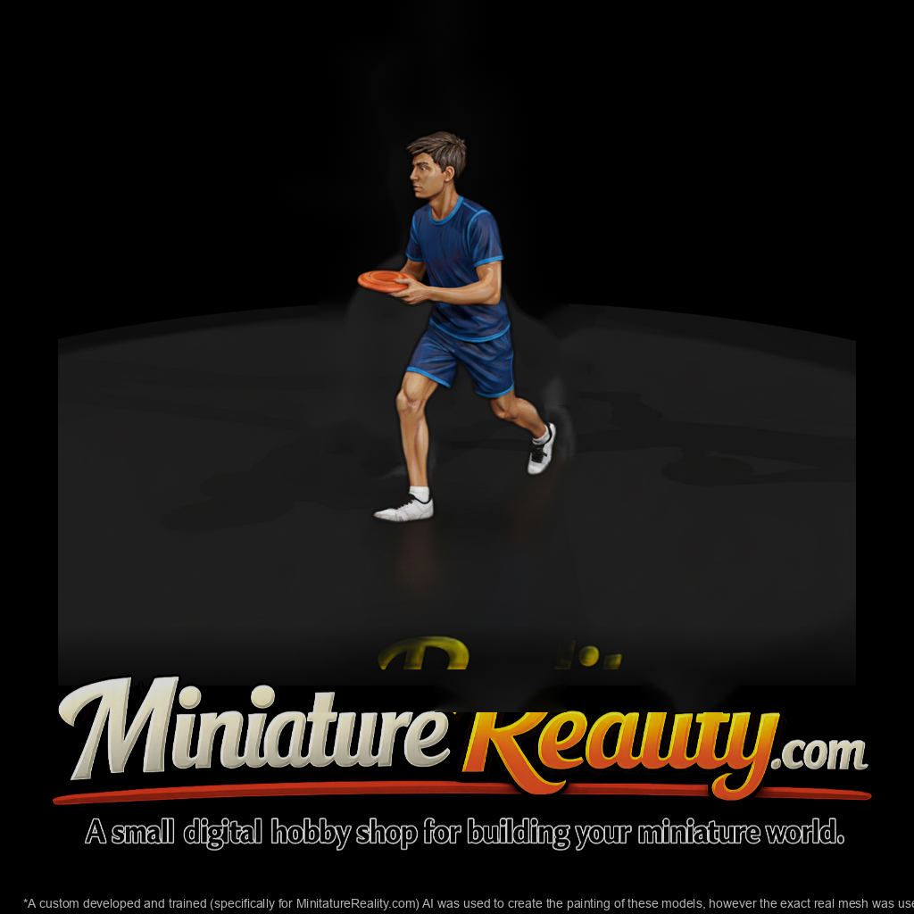 Ultimate Frisbee Player Mid-Throw
