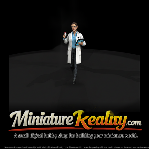 0038 Modern Pro Pharmacist White Coat F