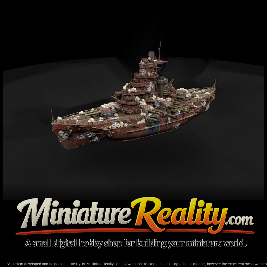 Barnacle Covered Battleship Wreck