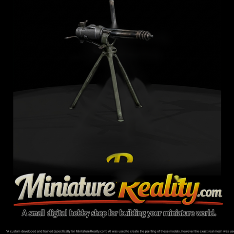 Tripod-Mounted Heavy Machine Gun