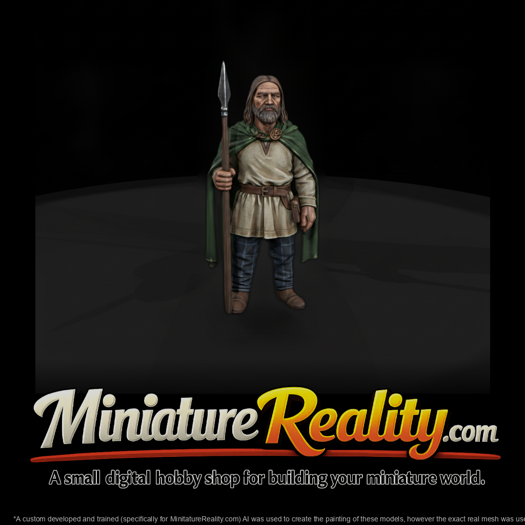 Hist 0209 Celtic Chieftain Miniature Figure
