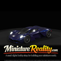 Aston Martin AM RB - 2018 Hypercar miniature, three-quarter view — thumbnail 3