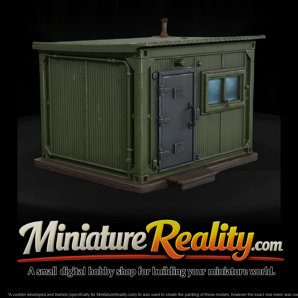 Mil 223 1980S Cold War Guard Shack