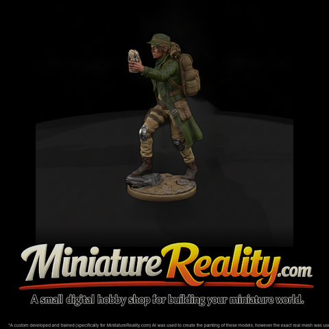 Treasure-Hunting Adventurer with Idol