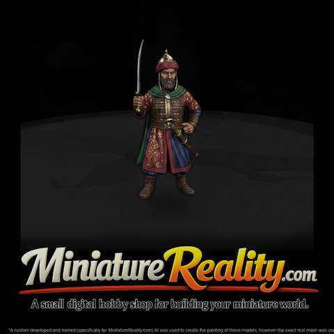 Hist 0071 Historical Saladin Miniature Figure