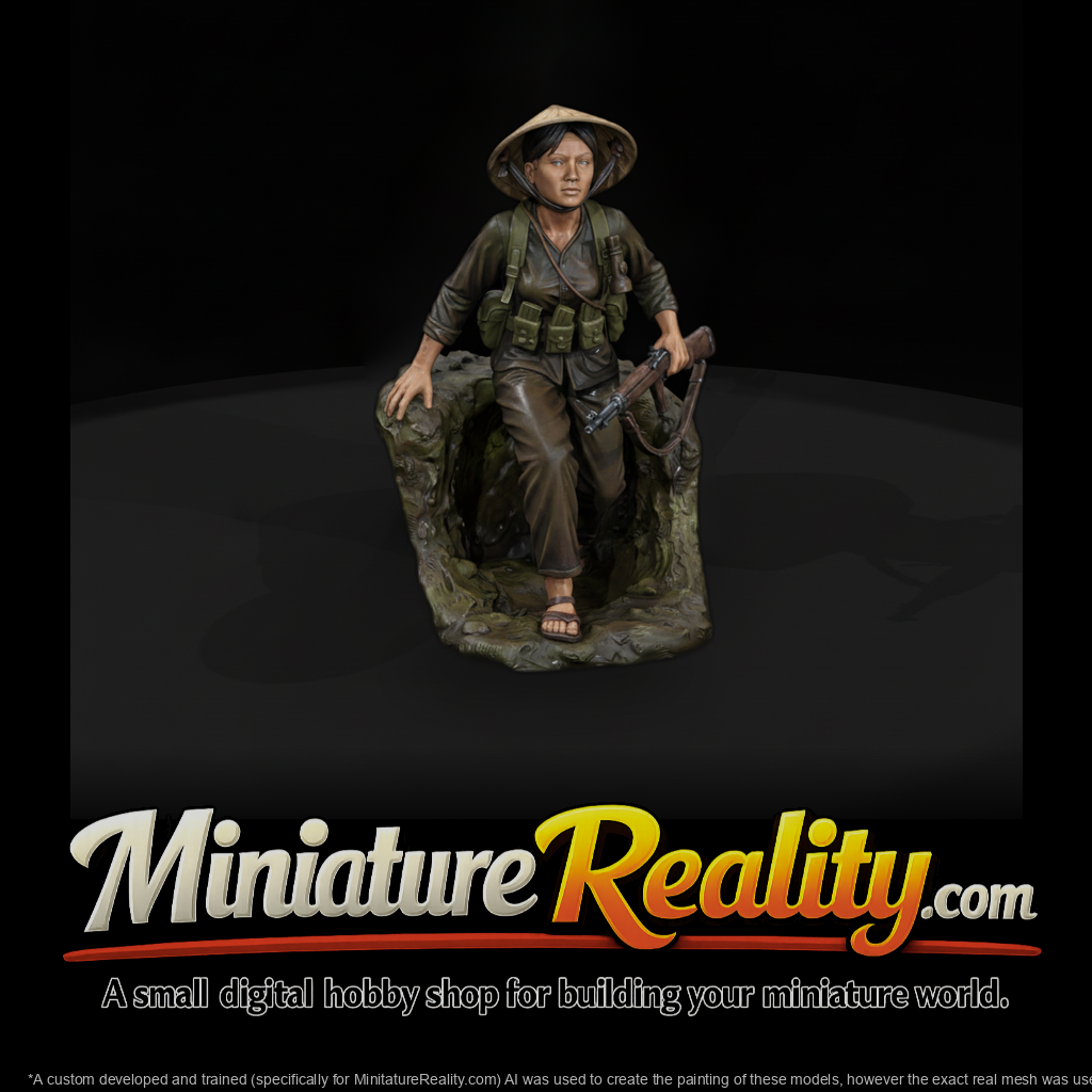 Vnh 072 Viet Cong Female Tunnel Fighter