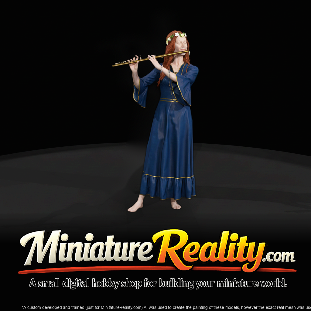1970s Hippie Flutist
