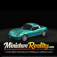 Mazda MX-5 Miata Mk2 - 1998 miniature, three-quarter view — thumbnail 3