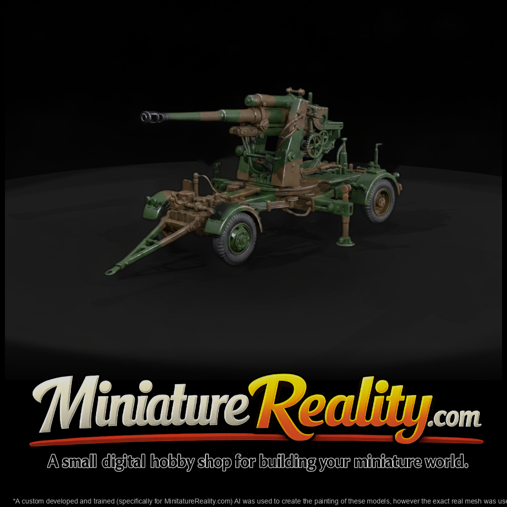 Mil 146 Ww2 England 3 7 Inch Aa Gun
