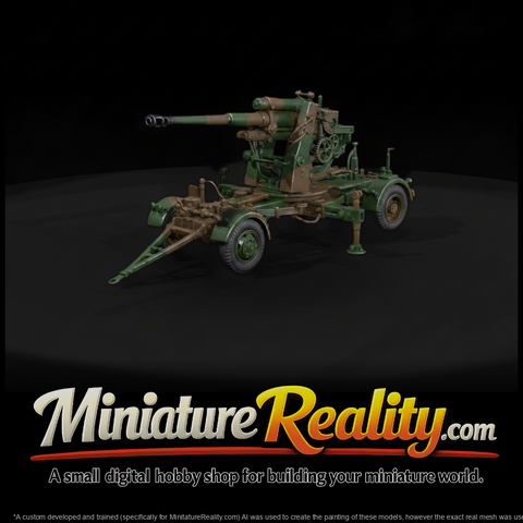 Mil 146 Ww2 England 3 7 Inch Aa Gun