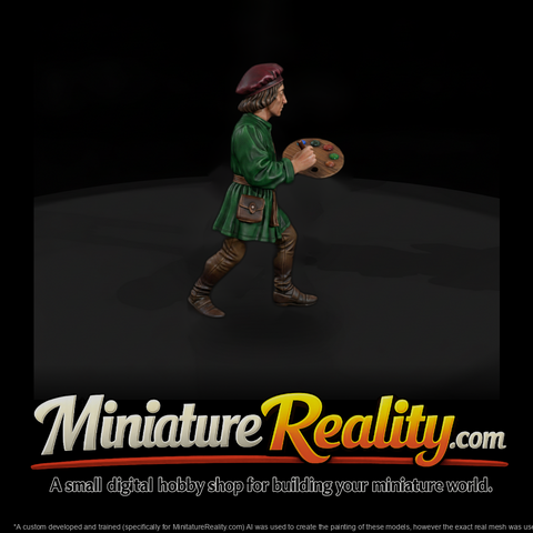 Hist 0220 Renaissance Painter Apprentice Miniature