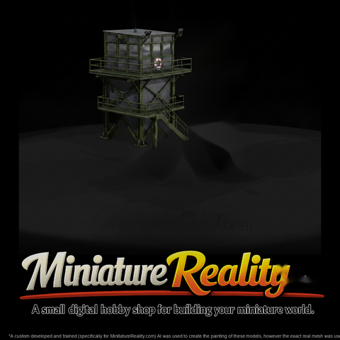 Mil 034 1980S Cold War Perimeter Guard Tower
