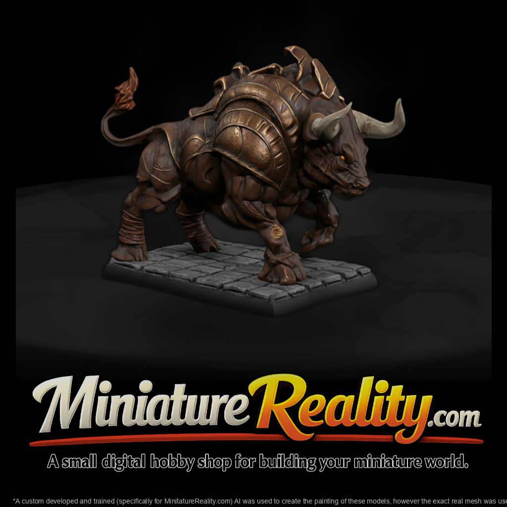 Creature Test 003 Bronze Bull Monster Scenegui A01