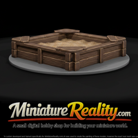 Wooden Playground Sandbox with Corner Seats — thumbnail 1