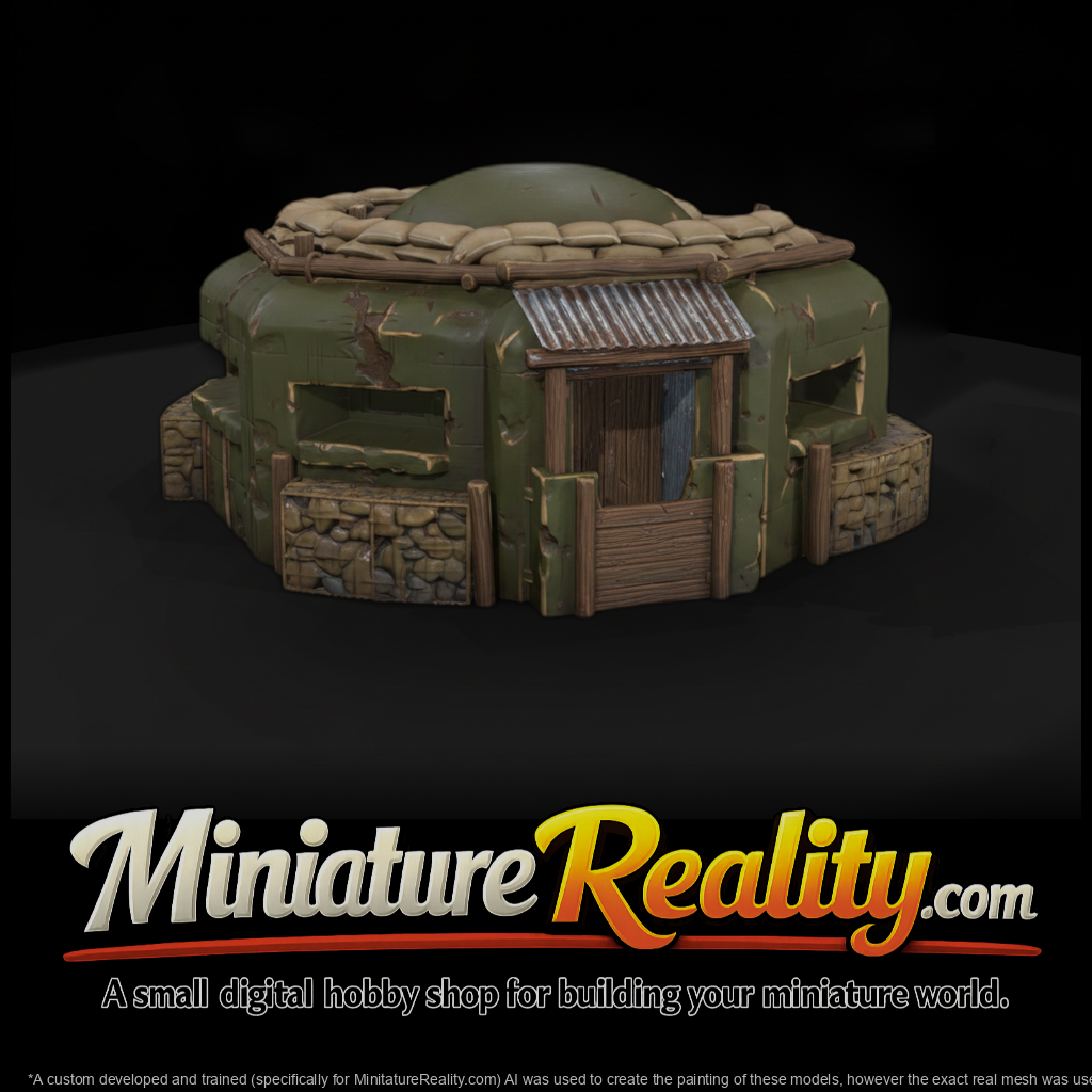 WWII Pacific Reinforced Pillbox