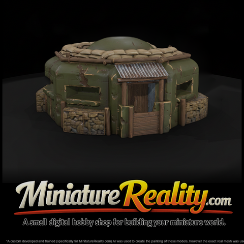 WWII Pacific Reinforced Pillbox