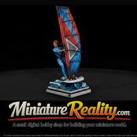 Windsurfer Riding a Sailboard on Waves — thumbnail 1