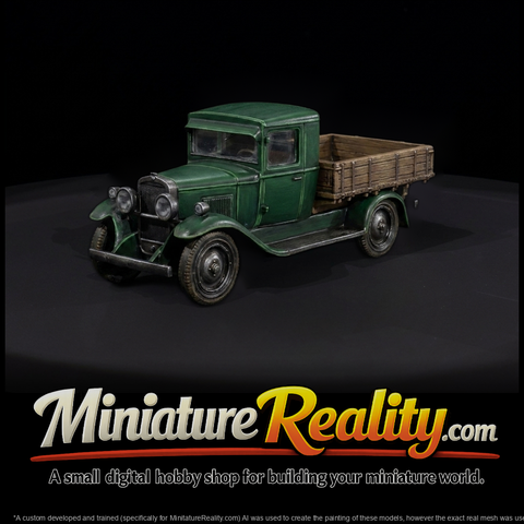 vintage-1930s-flatbed-pickup-truck-ho-scale-miniature-432784
