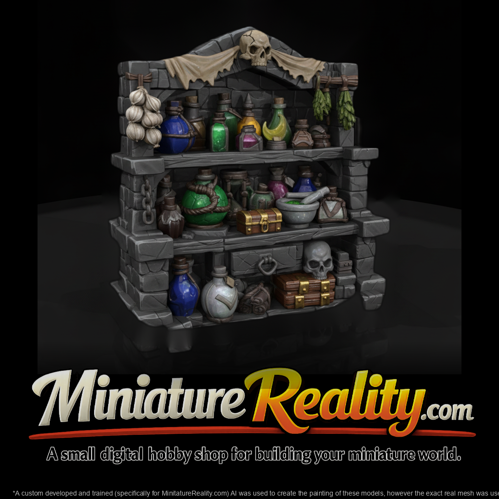 Hitem2 Potion Shelf